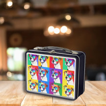 Niedlicher Jack Russell Terrier im Stil Pop Art