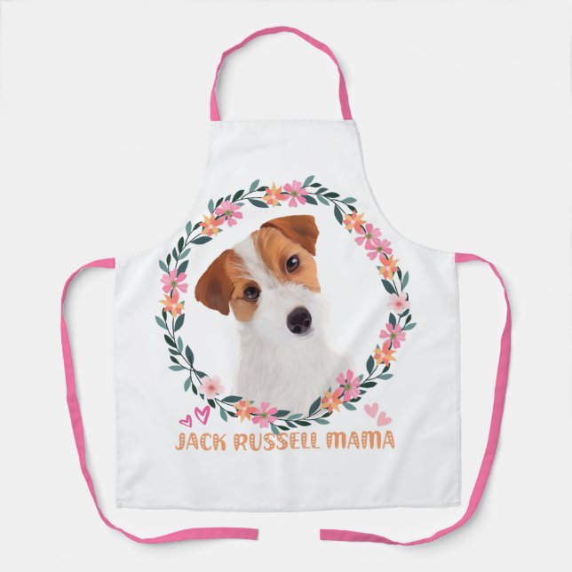 Niedlicher Jack Russell Terrier - Jack Russell Mam Schürze (Vorderseite)
