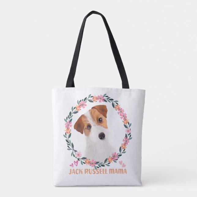 Niedlicher Jack Russell Terrier - Jack Russell Mam Tasche (Rückseite)