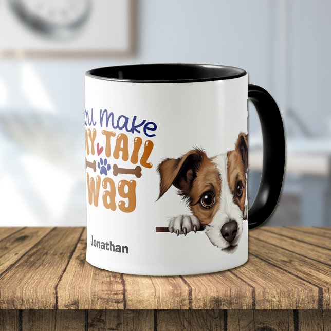 Niedlicher Jack Russell Terrier You Make My Schwan Tasse (Von Creator hochgeladen)