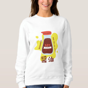 Niedlicher japanischer Sojasauce Sweatshirt