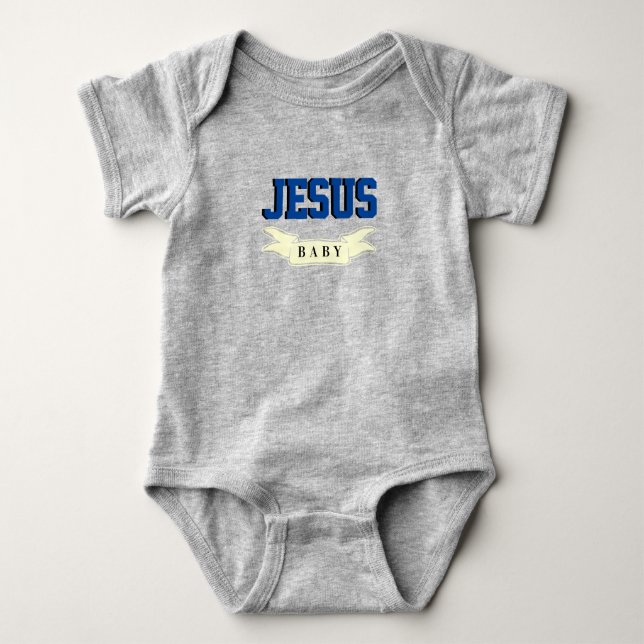 Niedlicher Jesus Baby Bodysuit Baby Strampler (Vorderseite)