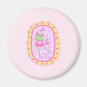 Niedlicher Jolly Frog - würdig und genug Magnet