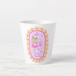 Niedlicher Jolly Frog - würdig und genug Milchtasse