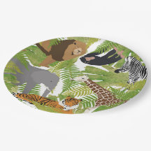 Niedlicher Jungle Animals Safari Boy | Mädchen