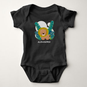 Niedlicher Jungtier-Dschungel Baby Strampler
