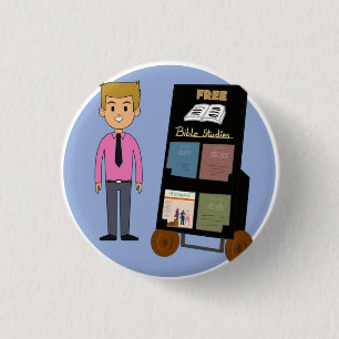 Niedlicher JW-Tankwagen Button
