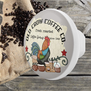 niedlicher Kaffee-Bar Keramikknauf