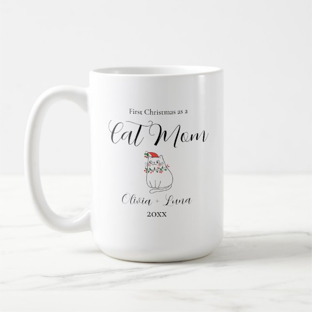 Niedlicher Kaffee-Cup für Kittenliebhaber Kaffeetasse (Links)
