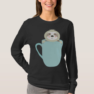 Niedlicher Kaffee-Kaffee Weckte Kaffee-Schlampe-Ki T-Shirt