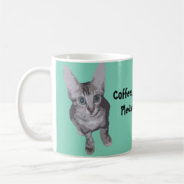 Niedlicher Kaffeebitte Kitty Kaffeetasse