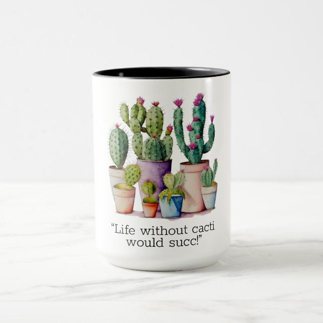 Niedlicher Kakteen Tasse (Zentrum)