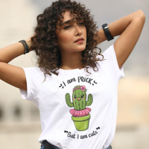 Niedlicher Kakteen Zitat Frauen T - Shirt