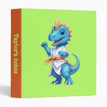 Niedlicher Karate-Dinosaurier