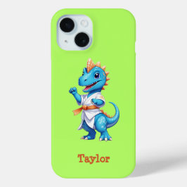Niedlicher Karate-Dinosaurier Case-Mate iPhone Hülle