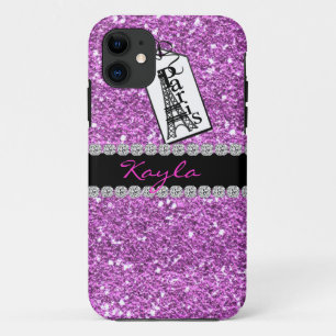 NIEDLICHER KASTEN I-TELEFON-5 DENKEN ROSA BLING iPhone 11 HÜLLE