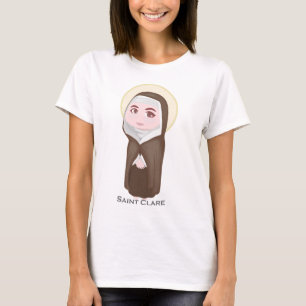 Niedlicher Katholischer Heilig-Clares T-Shirt