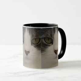 Niedlicher Katzen-Gesichts-Muster-Kaffee Tasse