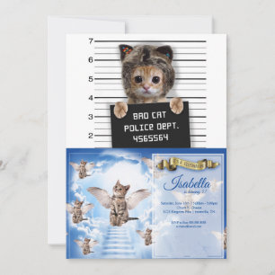 Niedlicher Katzenbold Einladung