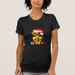 niedlicher  Katzenjunges Cartoon T-Shirt