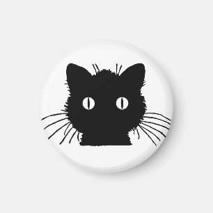 Niedlicher Katzenkopf Magnet