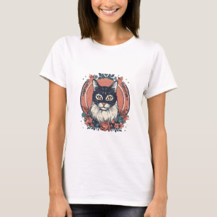 niedlicher Katzenliebhaber Kunstdesign kaufen jetz T-Shirt