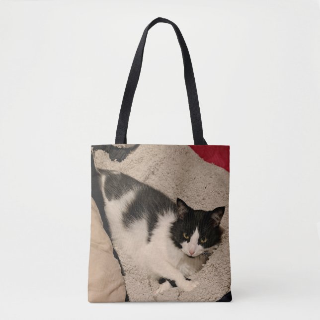 Niedlicher Katzenspielbeutel Tasche (Vorderseite)