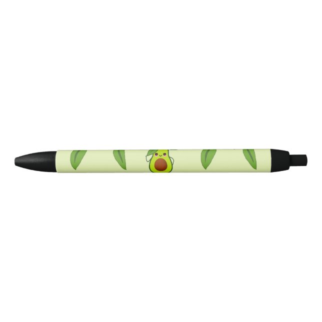 Niedlicher Kawaii-Avocado Kugelschreiber (Vorderseite)