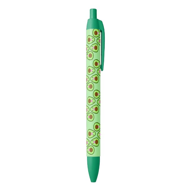 Niedlicher Kawaii-Avocado Kugelschreiber (Unterseite (Vertikal))