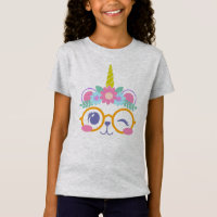 Niedlicher Kawaii Bären Einhorngesicht mit Blume K