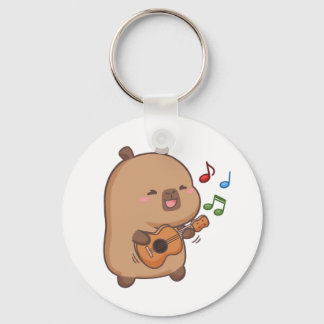 Niedlicher Kawaii Capybara Spaß Schlüsselanhänger
