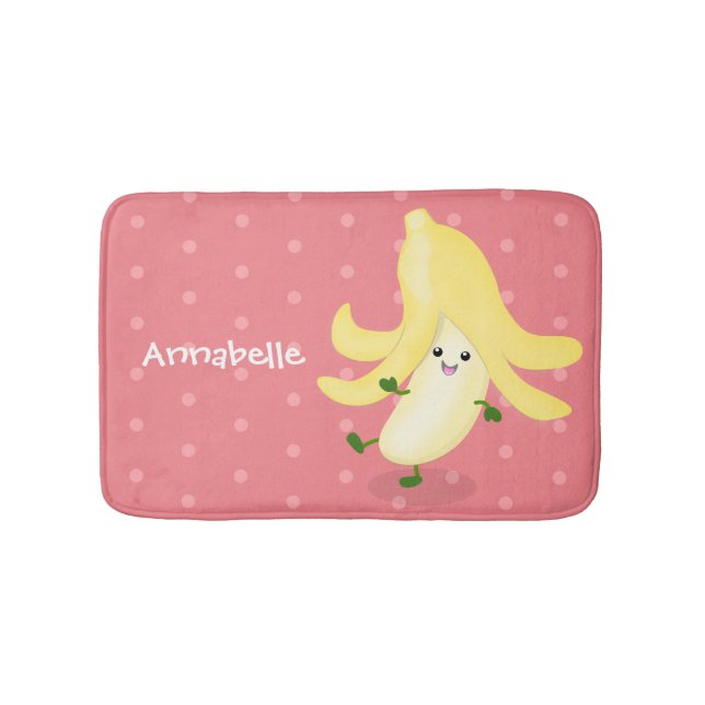 Niedlicher Kawaii-Cartoon Badematte (Vorderseite)