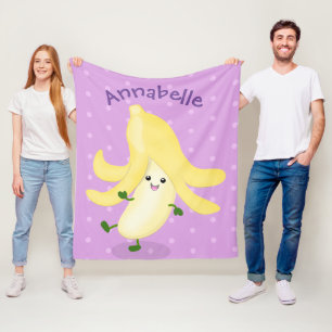 Niedlicher Kawaii-Cartoon Fleecedecke