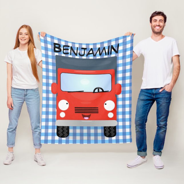 Niedlicher Kawaii-Cartoon Fleecedecke (Beispiel)