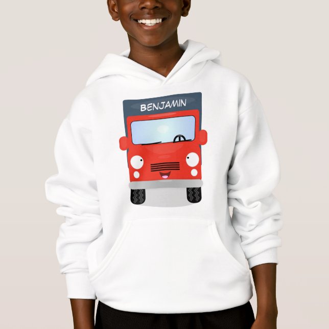 Niedlicher Kawaii-Cartoon Hoodie (Vorderseite)