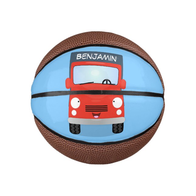 Niedlicher Kawaii-Cartoon Mini Basketball (Vorderseite)