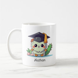Niedlicher Kawaii Cartoon Personalisierter Abschlu Kaffeetasse