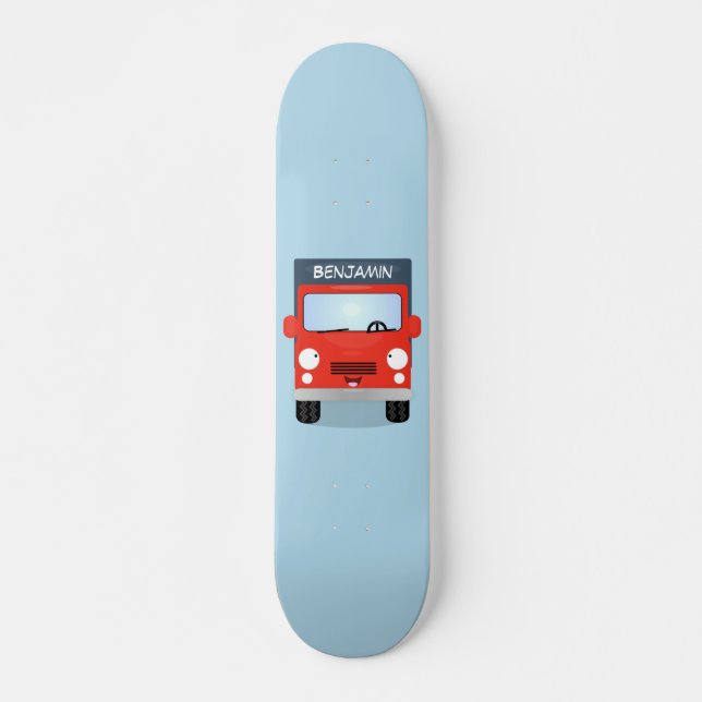 Niedlicher Kawaii-Cartoon Skateboard (Vorne)