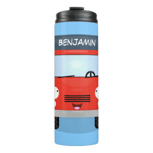 Niedlicher Kawaii-Cartoon Thermosbecher