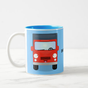 Niedlicher Kawaii-Cartoon Zweifarbige Tasse