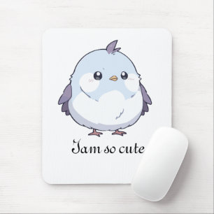 Niedlicher Kawaii Chubby Bird Cartoon - Adorable P Mousepad