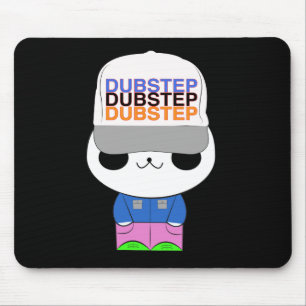 Niedlicher Kawaii-Dubstep-Panda-Mousepad Mousepad