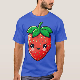 Niedlicher Kawaii Erdbeeren Obstbauernhof T-Shirt