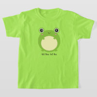 Niedlicher Kawaii Frosch mit Personalisiertem Text