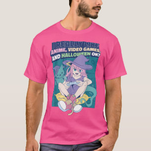 Niedlicher Kawaii Girl Gaming Gamer - Anime, Video T-Shirt