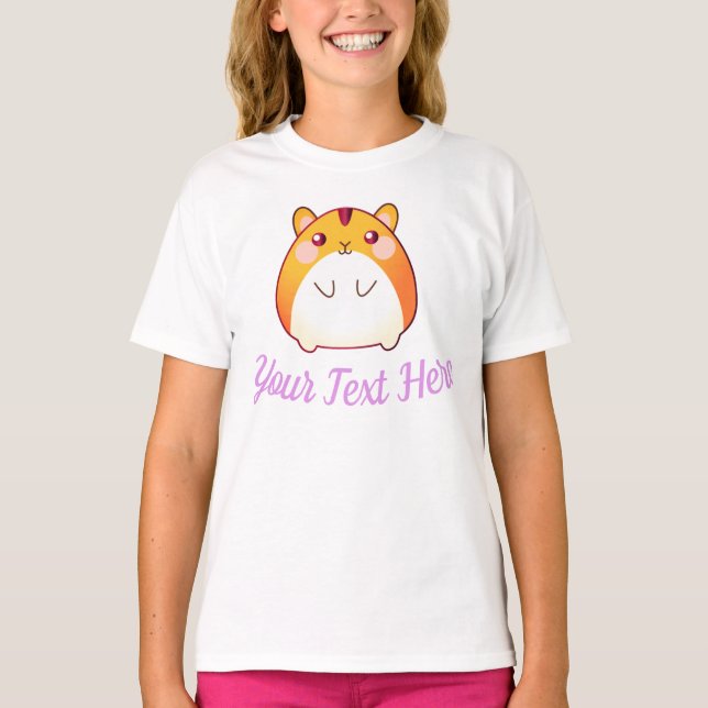 Niedlicher Kawaii-Hamster T-Shirt (Vorderseite)