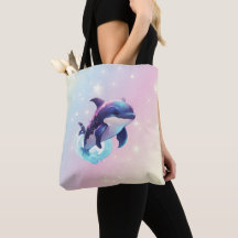 Niedlicher Kawaii Orca Killer Whale Pink und Blau