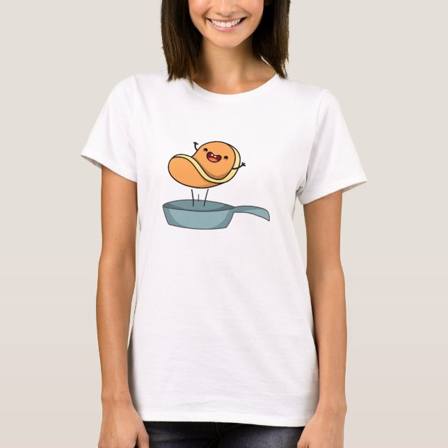Niedlicher Kawaii-Pancake T-Shirt (Vorderseite)