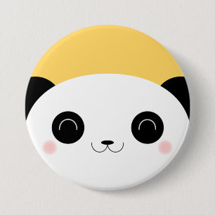 Niedlicher Kawaii Peekaboo-errötendes Button