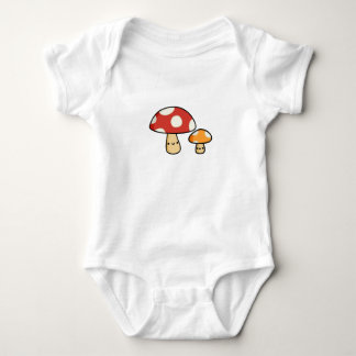 Niedlicher Kawaii-Pilz Baby Strampler